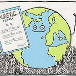 国際プラスチック条約　地球のイラスト