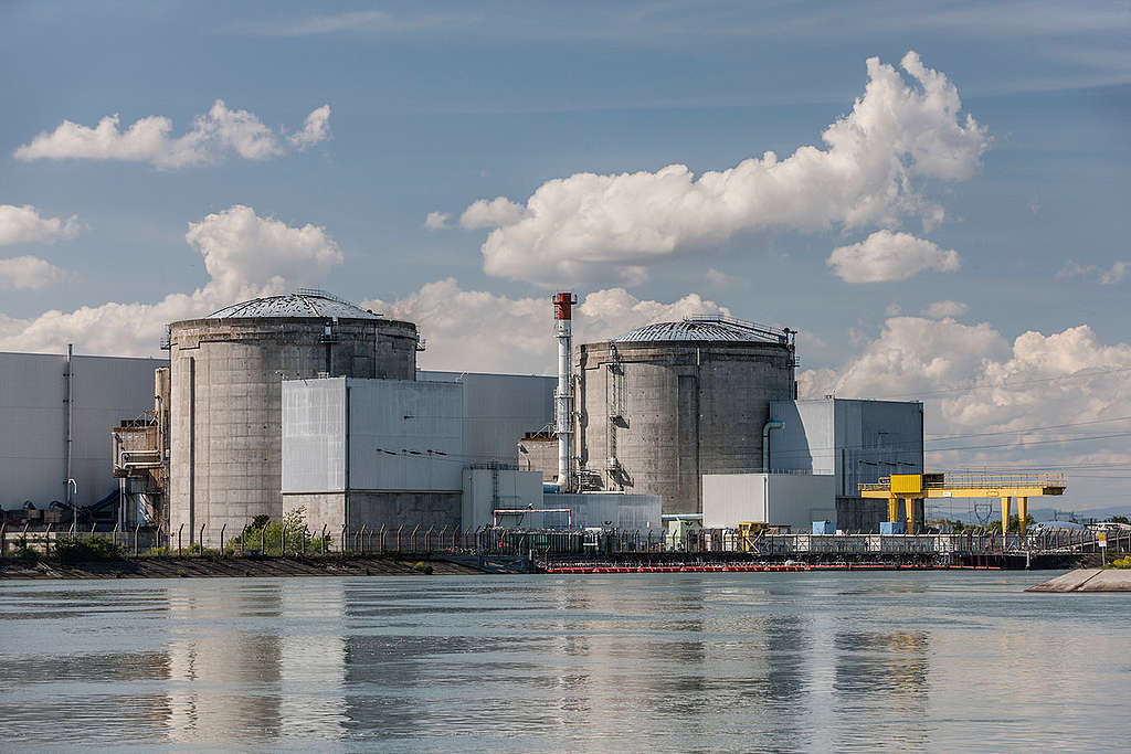 Nuclear Power Plant Fessenheim in France. © Bernd Lauter