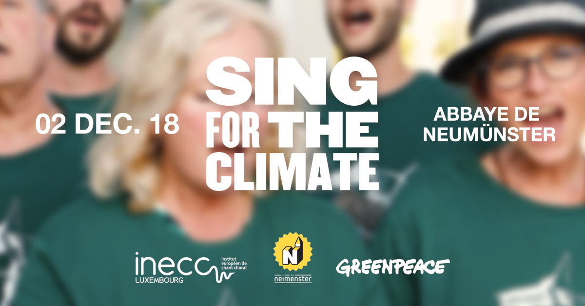 Affiche Sing for the Climate