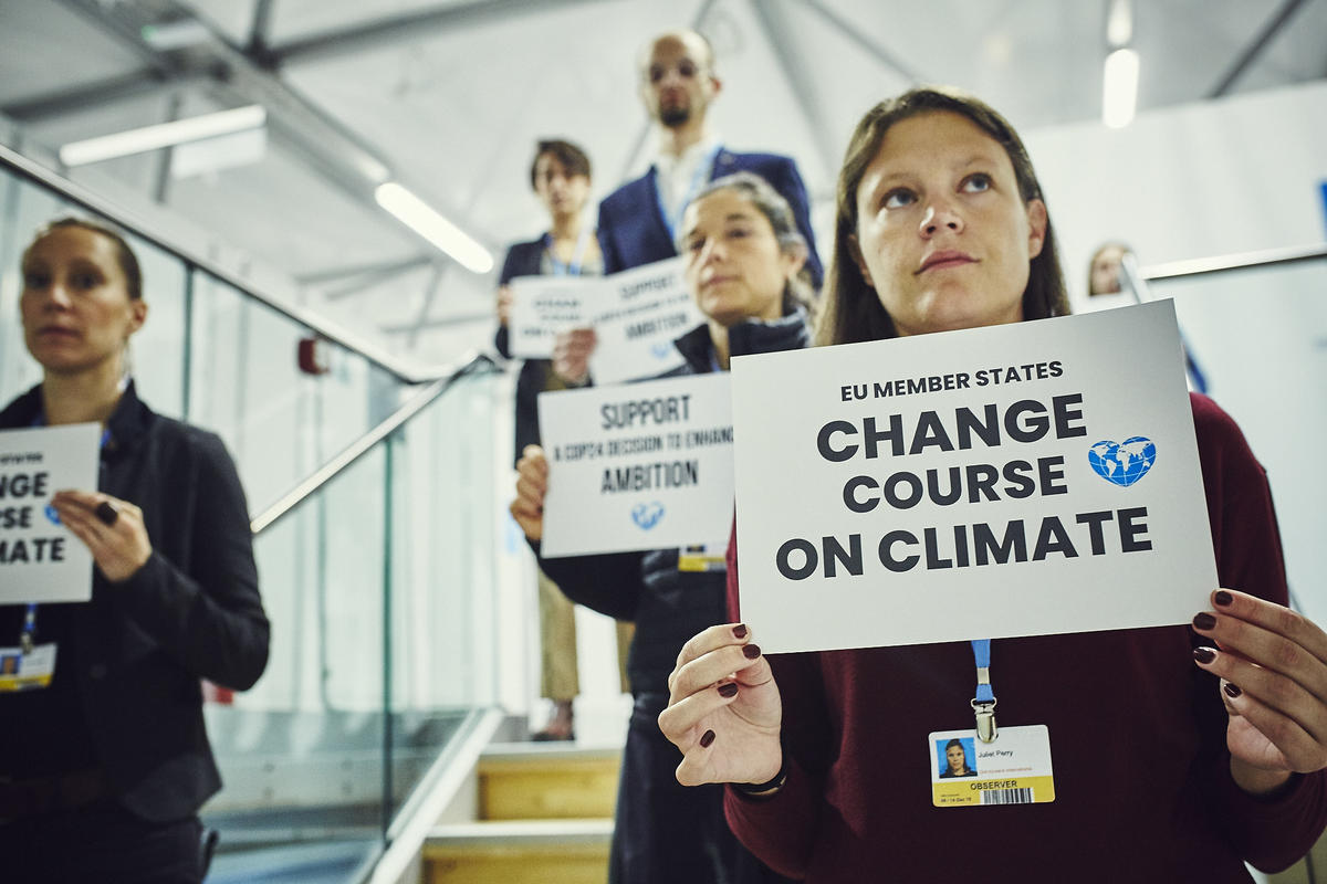 Activists at COP24 encourage delegates to change course on climate.