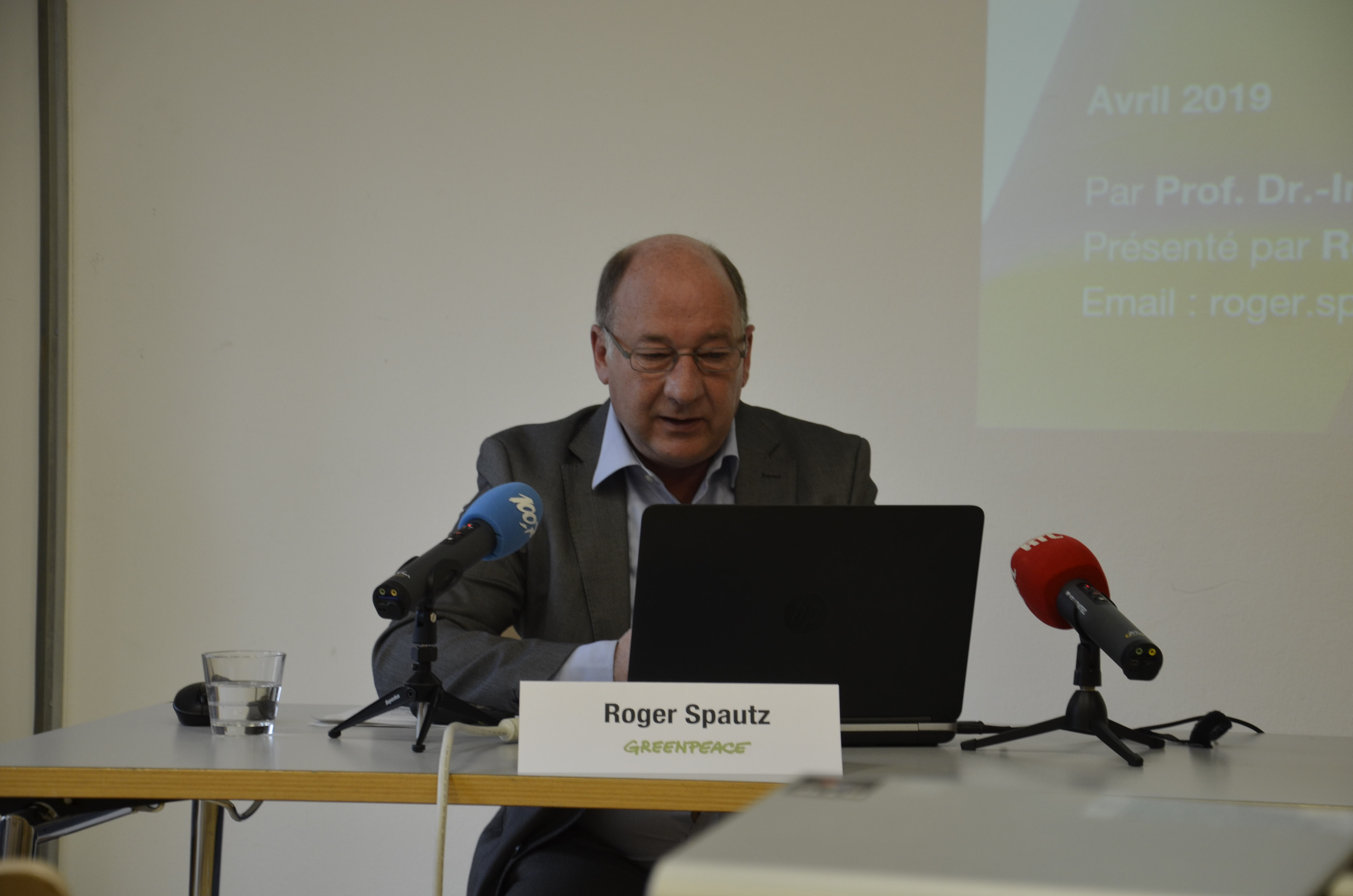 Pressekonferenz zum Thema Atomkraft, Roger Spautz