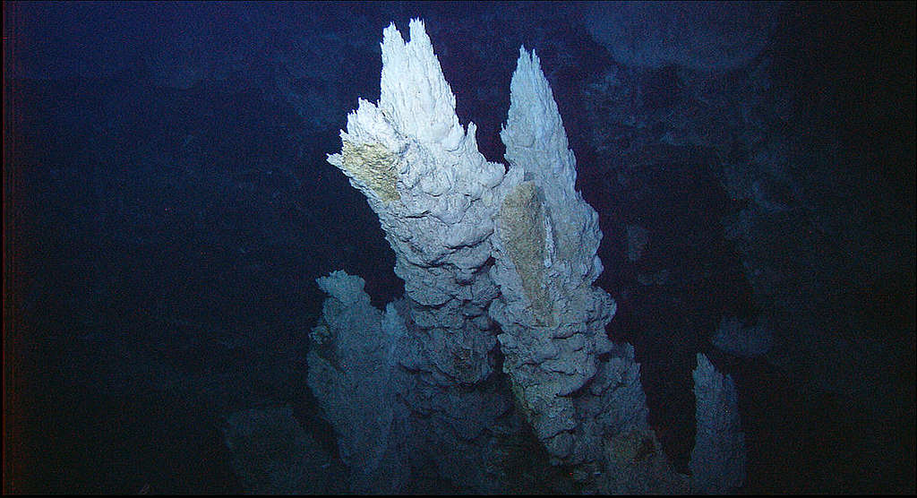 Cheminée hydrothermale de Lost City.