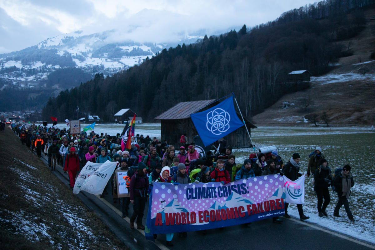 Climate march on Davos 2020. © Kristian Buus / Strike WEF