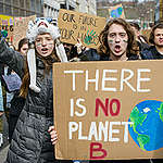 Students in Prague, Czech Republic went on the street to strike on 15th March 2019, demonstrate and demand politicians to act urgently in order to prevent further global warming and climate change. It is a part of the School strike for climate movement, also known as Fridays for Future.