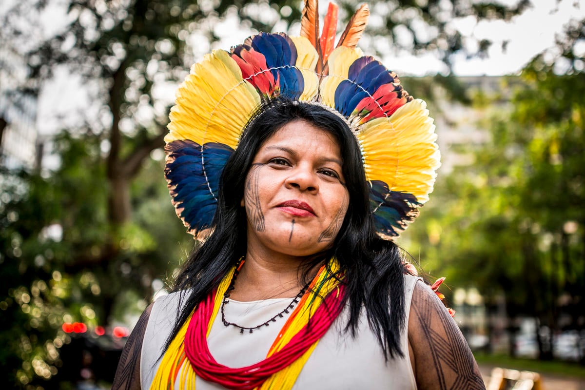 Indigenous Leader Sonia Guajajara. © Midia Ninja