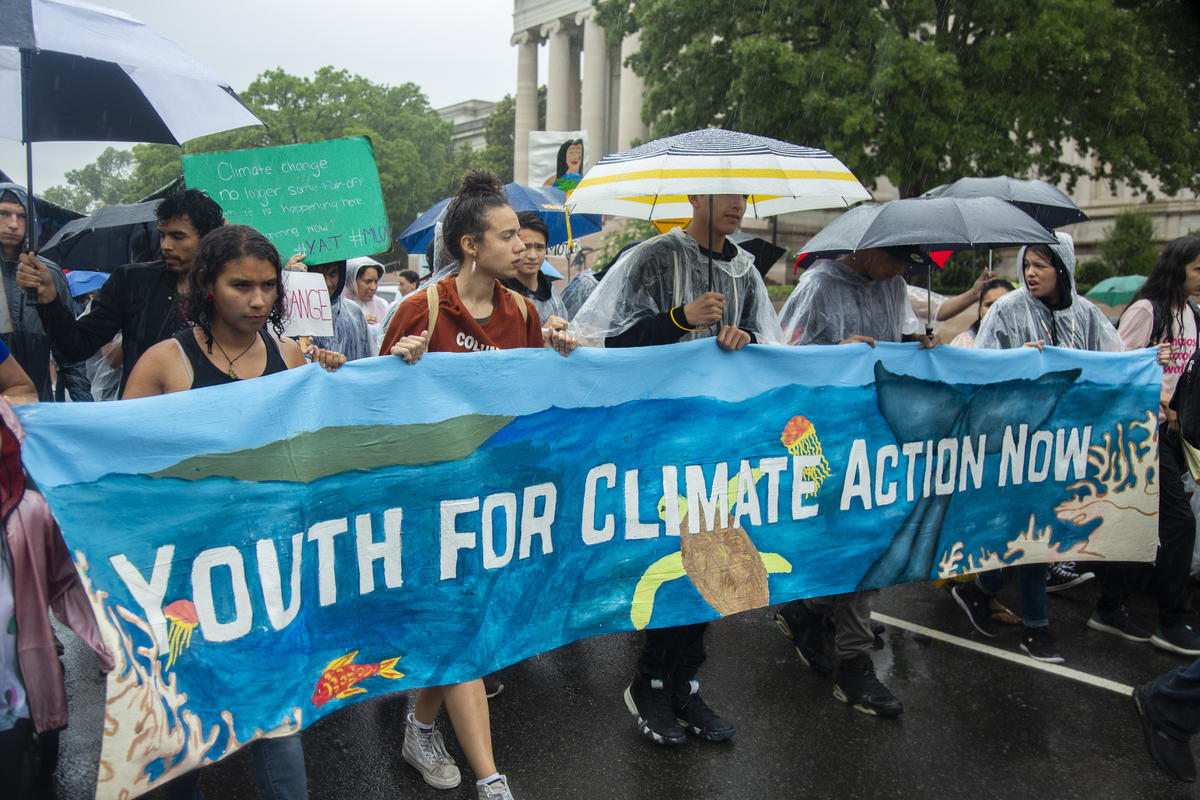 Youth Climate March in Washington D.C. © Katie Nelson / Greenpeace