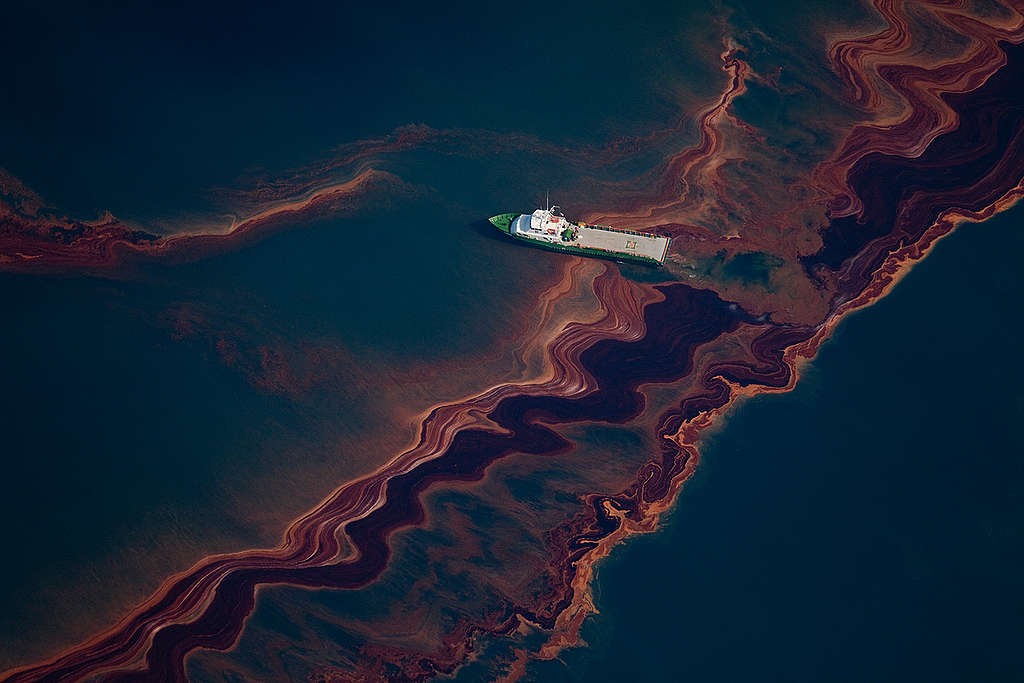 Derrame de petróleo en el Golfo de México © Daniel Beltrá / Greenpeace