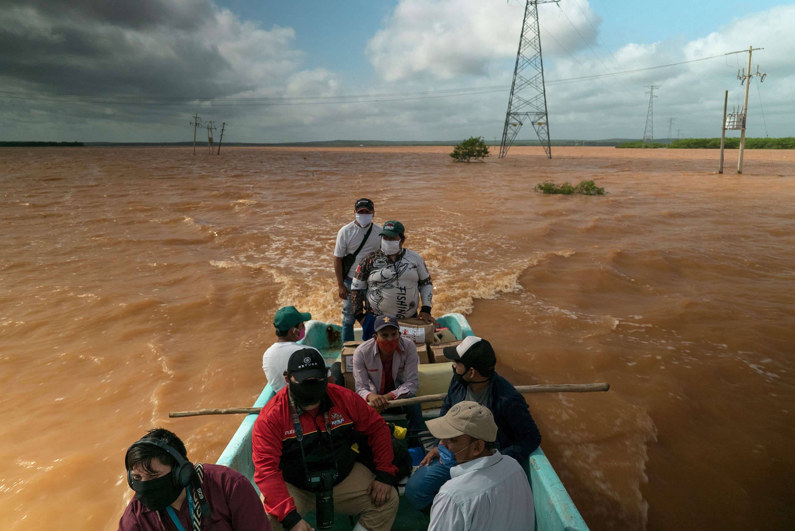 Afectaciones en la Península de Yucatán por tormenta tropical Cristobal / © Greenpeace/ Robin Canul