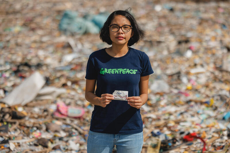Investigación sobre residuos plásticos en Filipinas.