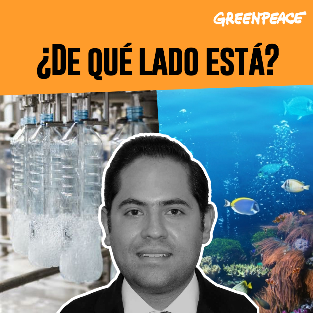 Senador Bolaños, ¿de qué lado está: del medio ambiente o de la industria del plástico? 