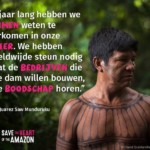 Nicolien Sauerbreij in actie voor de Amazone