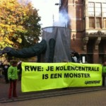 Opnieuw protest tegen kolencentrale RWE/Essent