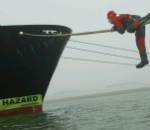 Greenpeace blokkade Byzantio door rechter beëindigd