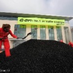 Grootse demonstratie Greenpeace bij E.ON kolencentrale