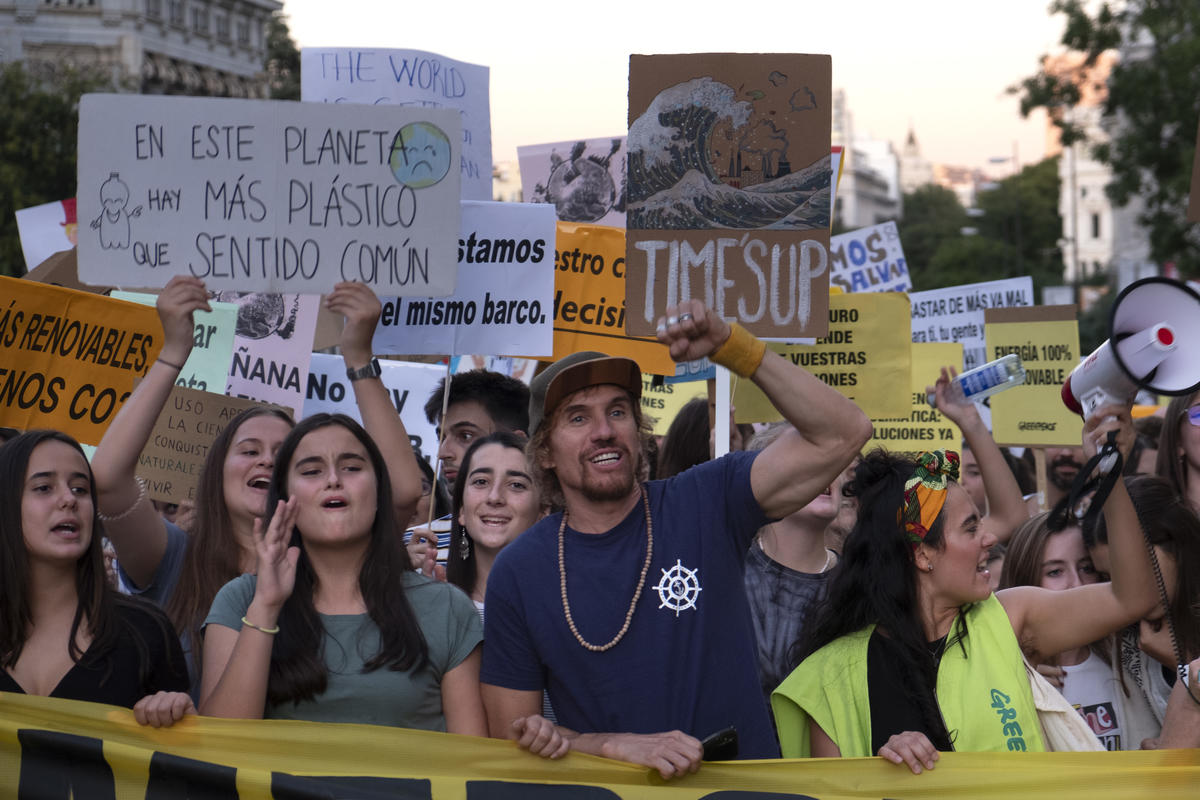 Global Climate Strike in Madrid, Spain. © Pedro Armestre / Greenpeace