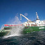 Greenpeace Verenigd Koninkrijk komt opnieuw in actie om kwetsbaar zeeleven te beschermen