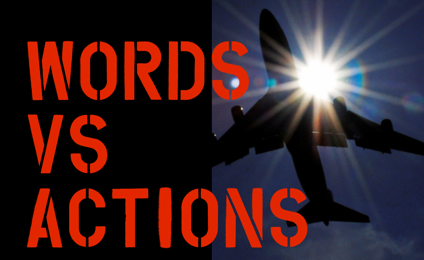Words vs actions: the truth behind the advertising of the car and airline  industries - Greenpeace Nederland - Greenpeace Nederland