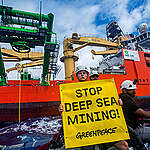 Protest against deep sea mining