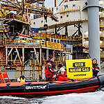 Actie op de Noordzee: ‘Geen nieuw gas’