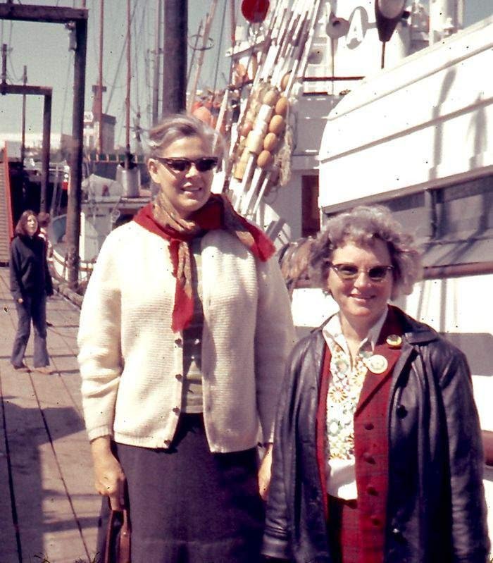 Dorothy Stowe and Marie Bohlen. © Greenpeace