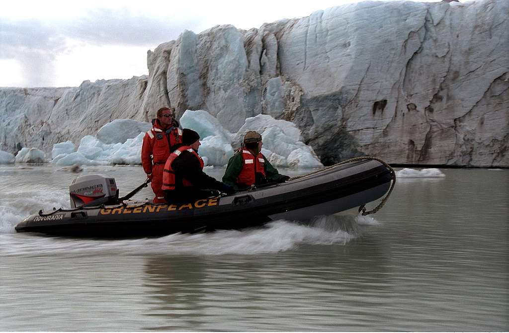 Climate Impact Documentation in Norway, Svalbard. © Greenpeace / Christian Aslund