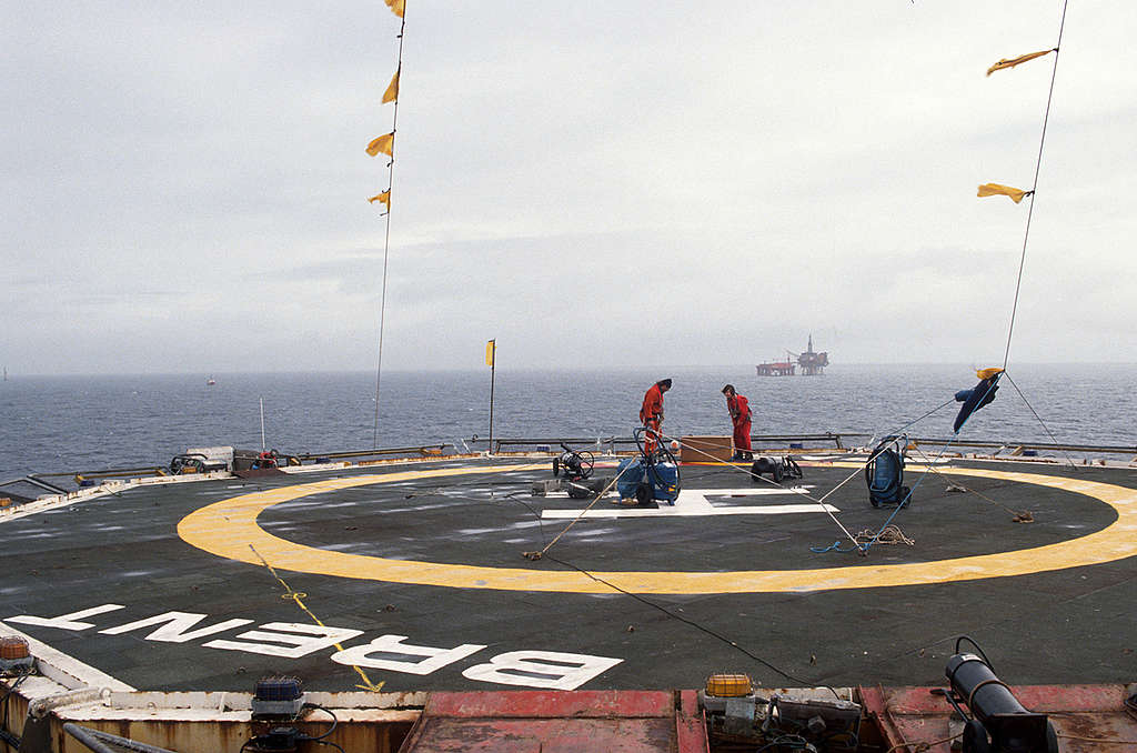 Aksjon der Greenpeace-aktivister okkuperte oljeplattformen Brent Spar i over tre uker i 1995.