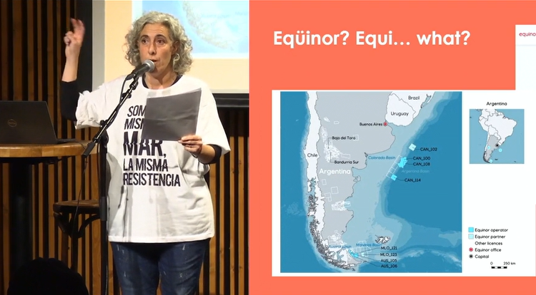 Paneldebatt på kulturhuset, Juliana Orihuela, aktivist fra Argentina