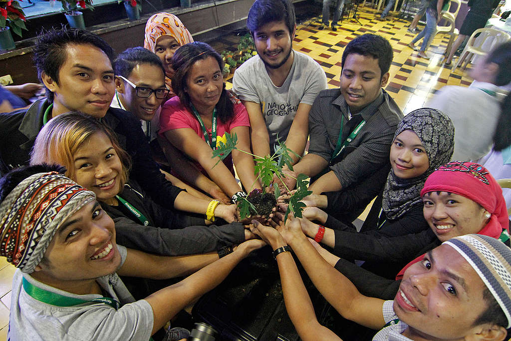 National Youth Congress on Food, Nutrition and Ecological Agriculture in the Philippines. © Vincent Go / Greenpeace