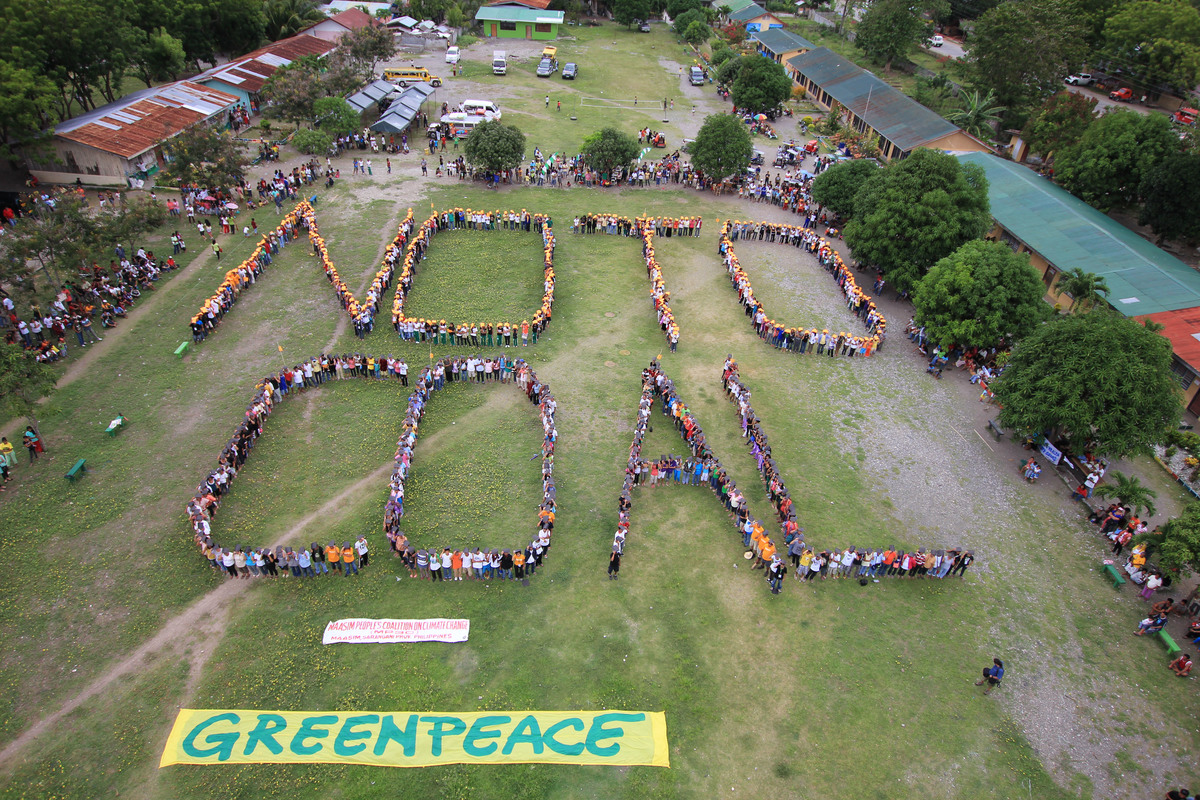 No To Coal Action in Philippines. © Greenpeace