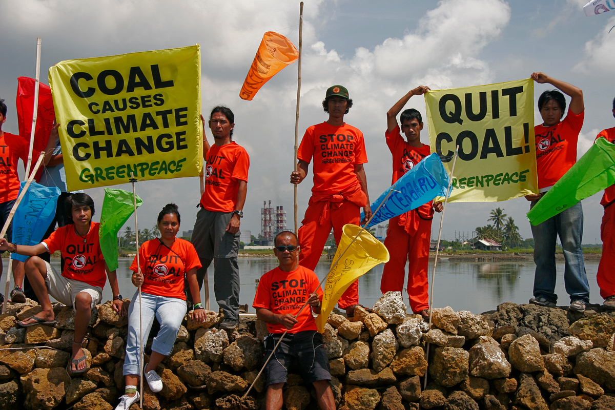 Windsocks at Climate Defenders Camp. © Greenpeace / Vinai Dithajohn