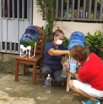 Community refilling station of Women’s Association in Purok Onse, Davao City