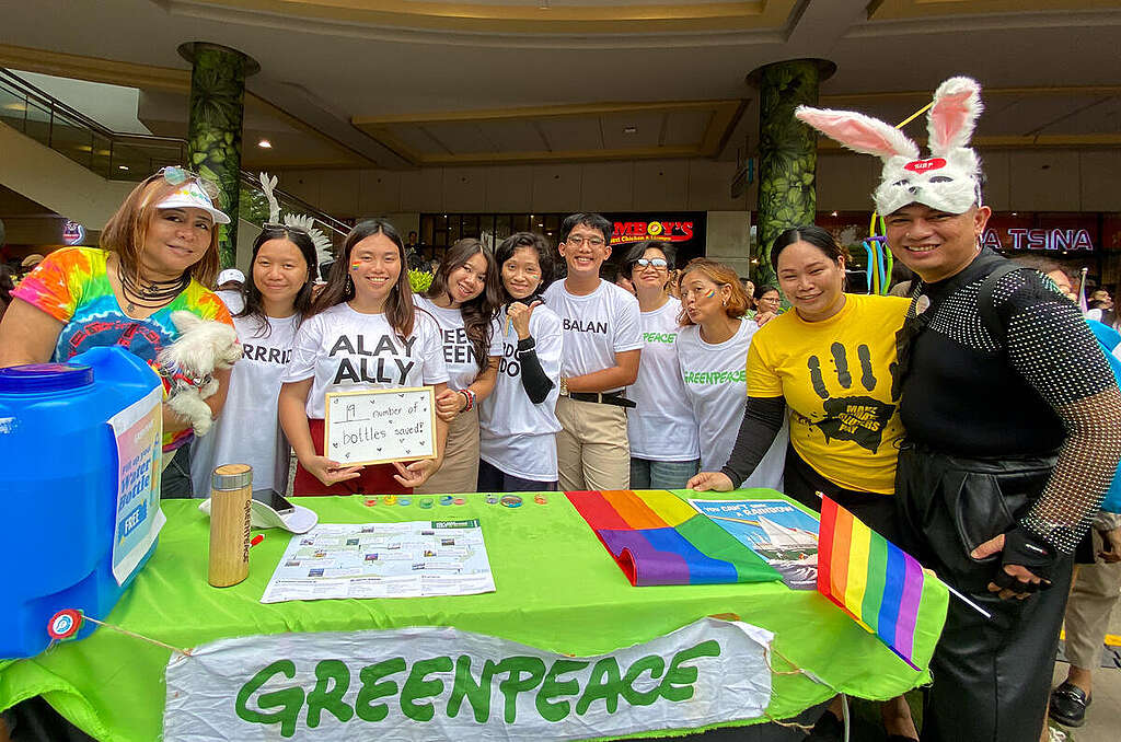 Volunteers Joined the Pride Event in Iloilo. © Greenpeace