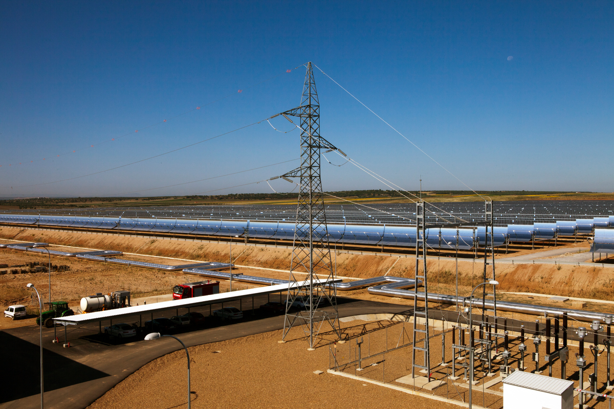 La Dehesa 50 MW Parabolic Solar Thermal Power Plant in Spain. © Markel Redondo / Greenpeace
