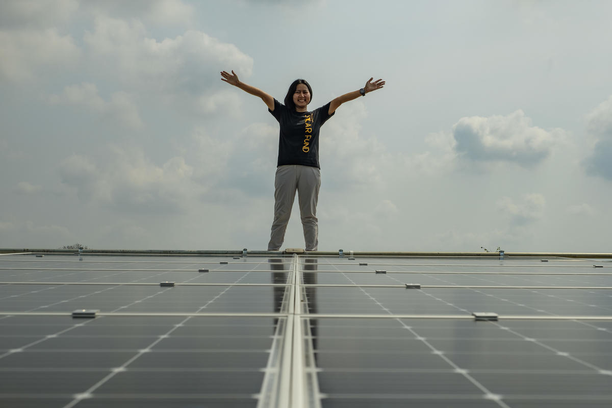 First Solar Hospital Launch in Thailand. © Greenpeace / Arnaud Vittet