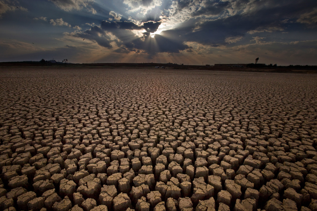 Silovita suša v južnem delu Kitajske. © Lu Guang / Greenpeace