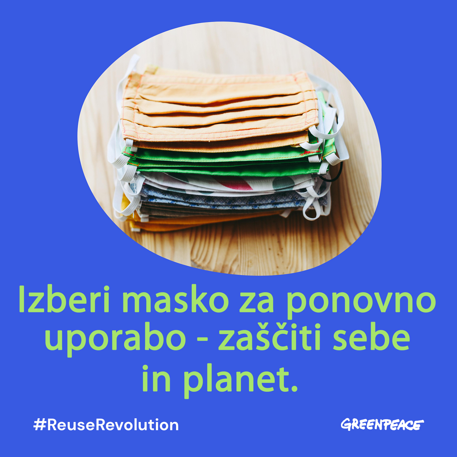 Maske za ponovno uporabo – za zaščito ljudi in planeta - Greenpeace  Slovenija