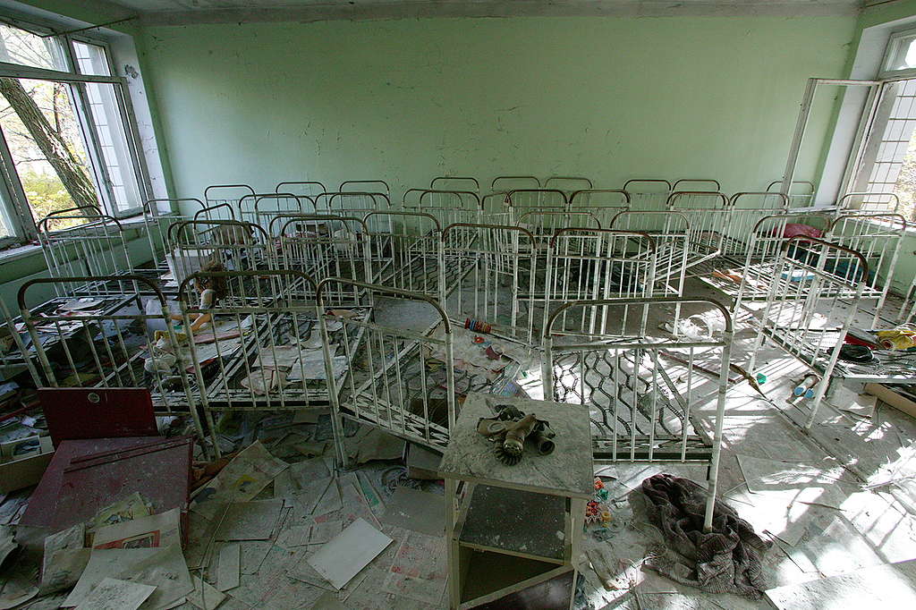 Chernobyl Nuclear Disaster Locations. © Greenpeace / Steve Morgan