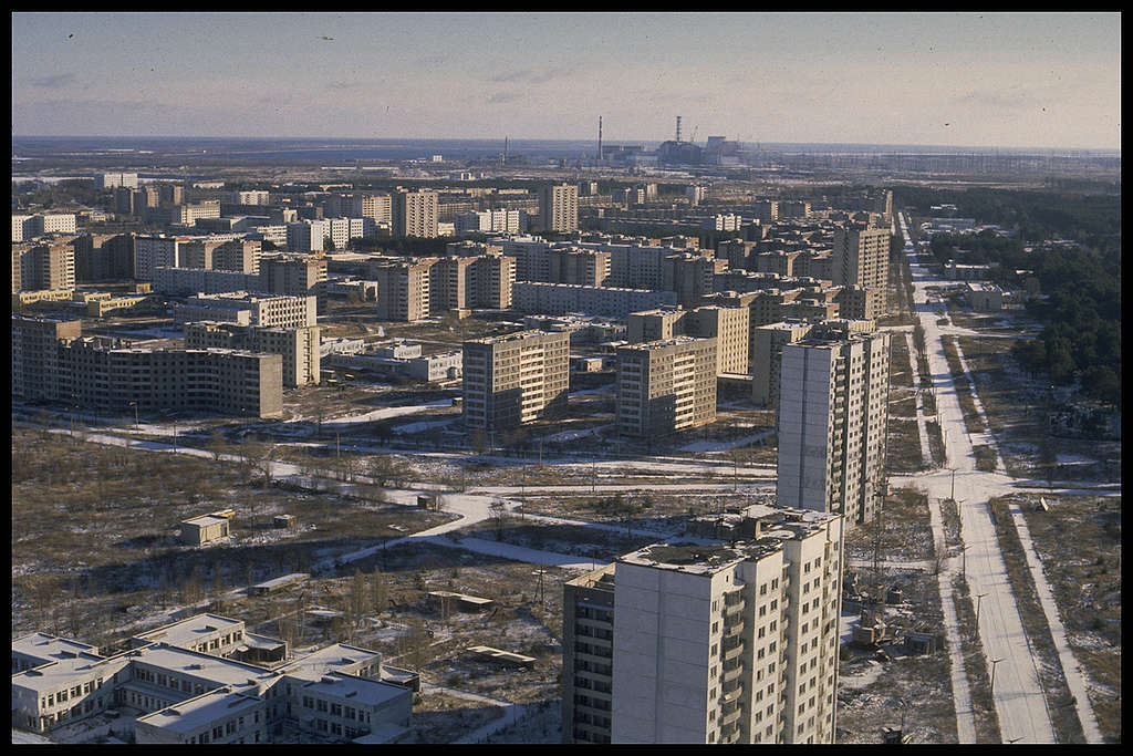 Deserted City of Pripyat. © Clive Shirley / Signum / Greenpeace
