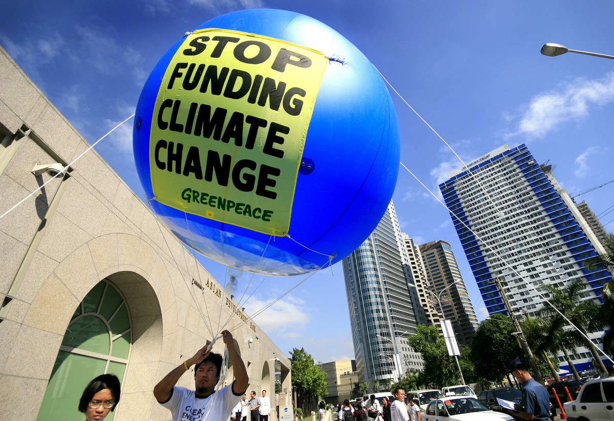 Action against Climate Change in the Philippines. © Luis Liwanag / Greenpeace