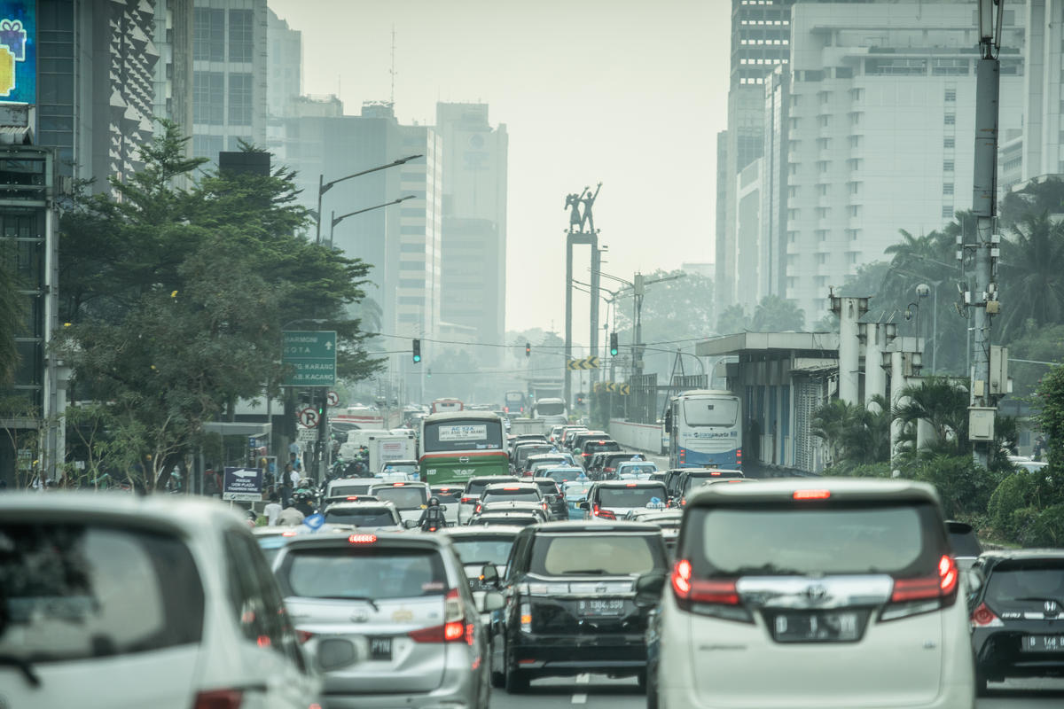 Air Pollution in Jakarta. © Jurnasyanto Sukarno / Greenpeace