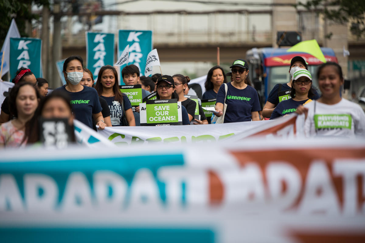 Voters Education Campaign in Manila. © Geric Cruz / Greenpeace