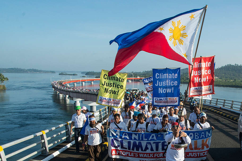 Typhoon Haiyan Anniversary Solidarity Events in The Philippines. © Roy Lagarde / Greenpeace