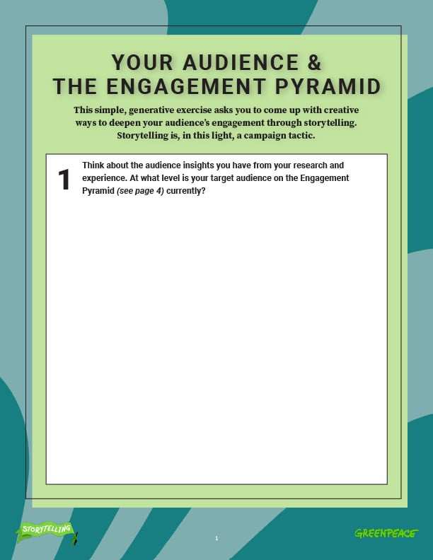 Thumbnail Image for "Your Audience & The Engagement Pyramid" Exercise