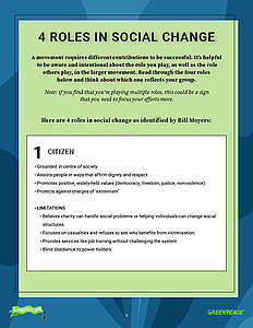 Thumbnail Image for "4 Roles in Social Change" Handout