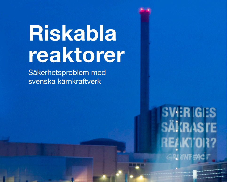Omslag Riskabla reaktorer