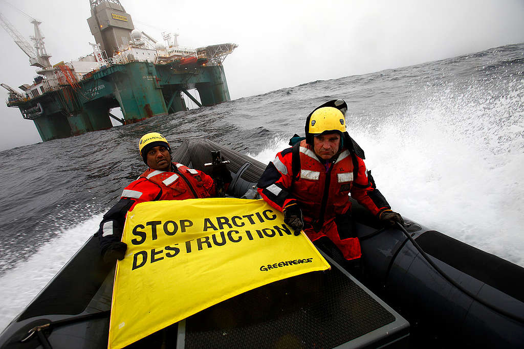 保護北極，阻止凱恩能源於北極地區石油鑽探