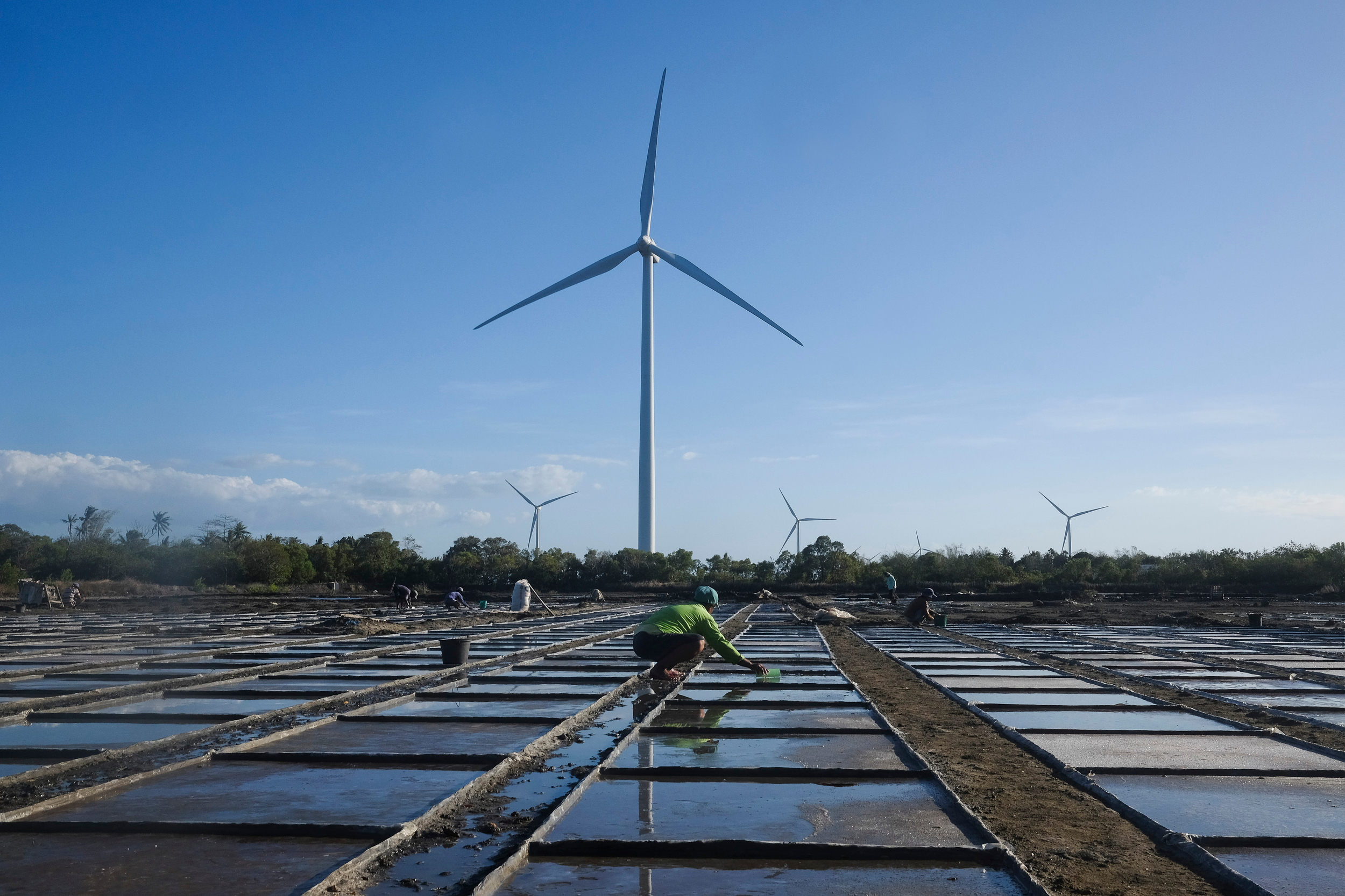 菲律賓擁有東南亞最大潛能的風能，位於吉馬拉斯島（Guimaras Island）的風電廠，在2015年提供了54百萬瓦的電力。