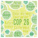 COP26是世界上最重要的氣候會議，近200為世界領導人將在此會議中協商並議定應對氣候變遷的計畫。 © Shutterstock / ricochet64