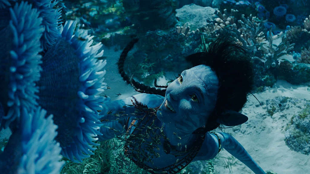 《阿凡達：水之道》以孕育人類生長的海洋為核心，讓整部電影蘊含豐富的生態主義