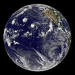 Stormy Pacific Ocean. © NASA